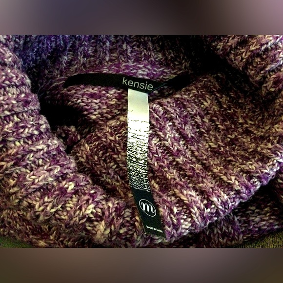 KENSIE Crop Turtleneck Sweater - Picture 2 of 2